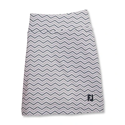 Girl's Chevron Dot Print Skort