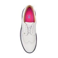 Men's Legacy Freedom Pro Spiked Golf Shoe - White/Pink