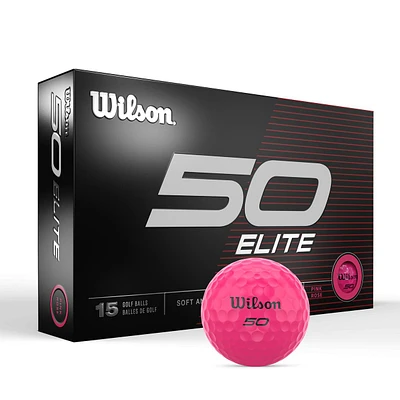 Fifty Elite Golf Balls - 15 Pack