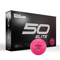 Fifty Elite Golf Balls - 15 Pack