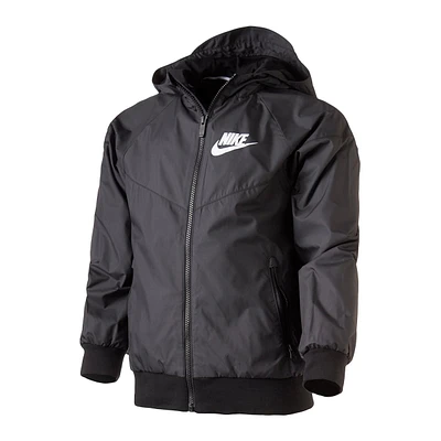 Boy's Wind Resistant Hooded Jacket