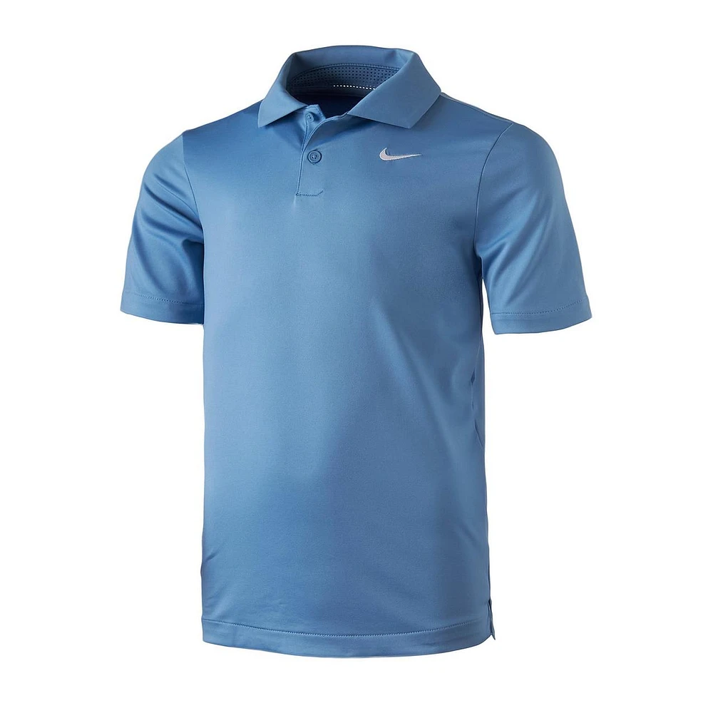 Boy's Dri-Fit Tour Solid Short Sleeve Polo