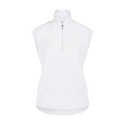 Women's Zip Pullover Sleeveless Top