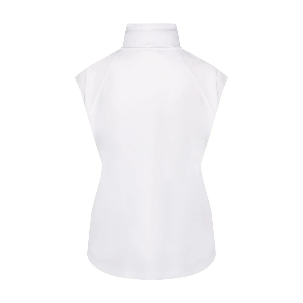 Women's Zip Pullover Sleeveless Top