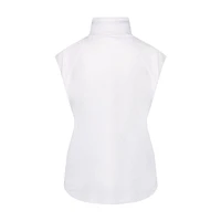Women's Zip Pullover Sleeveless Top