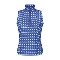 Women's Printed Essential Sleeveless Polo