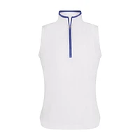 Women's Solid Essential Sleeveless Polo