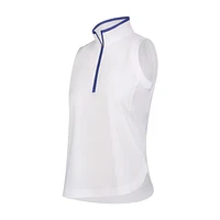 Women's Solid Essential Sleeveless Polo