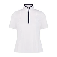 Women's Essential Collared 1/2 Sleeve Top