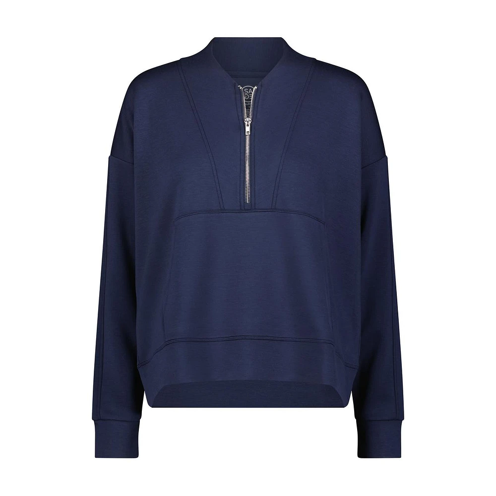 Women's 1/2 Zip Kanga Pocket Pullover