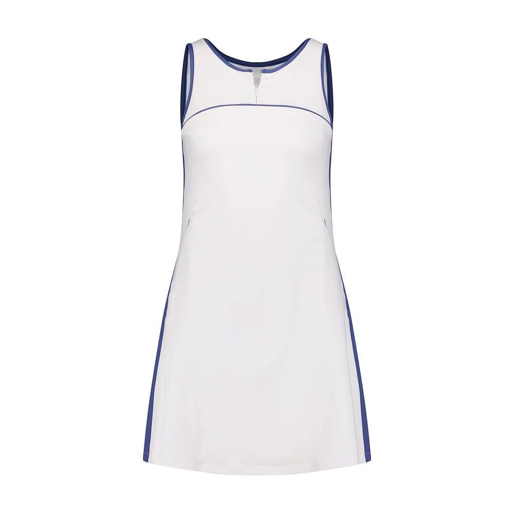 Women's Seamed Colourblock Sleeveless Dress