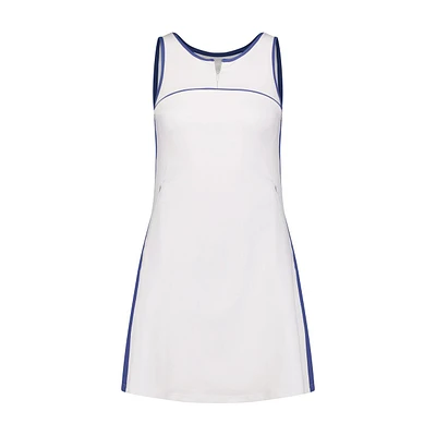 Women's Seamed Colourblock Sleeveless Dress
