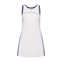 Women's Seamed Colourblock Sleeveless Dress