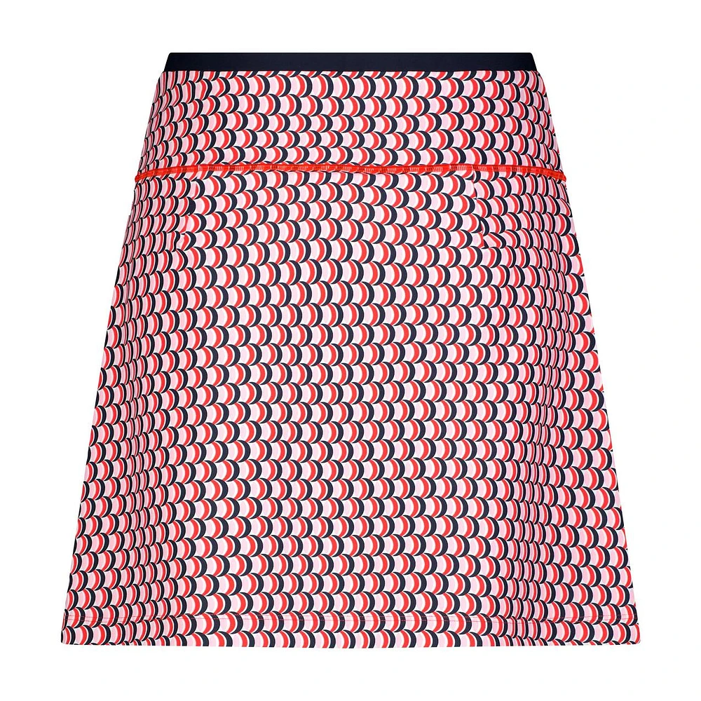 Women's Printed Tee Off Tipped Skort