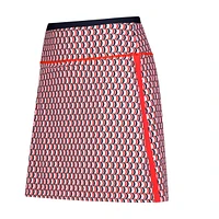 Women's Printed Tee Off Tipped Skort
