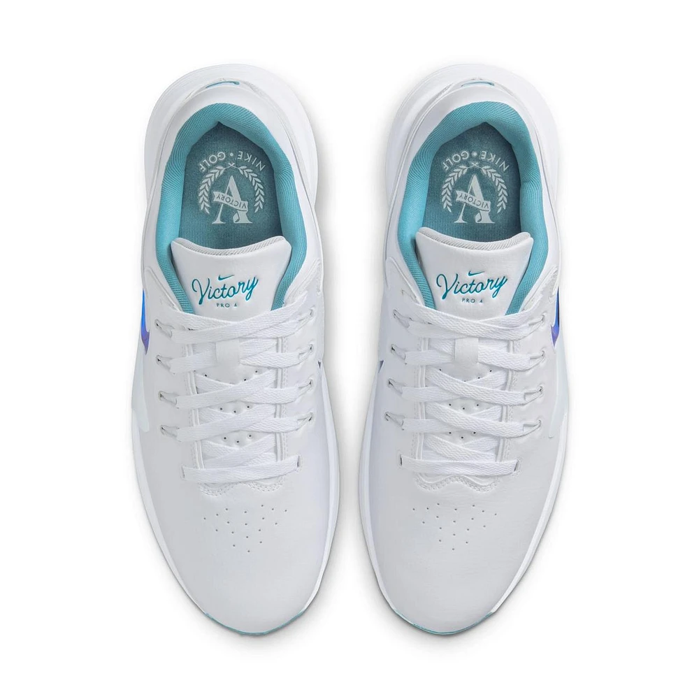 Men's Victory Pro 4 Spiked Golf Shoe - White/Multi
