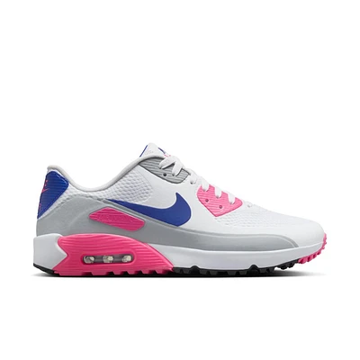 Air Max 90 Spikeless Golf Shoe - White/Pink/Purple