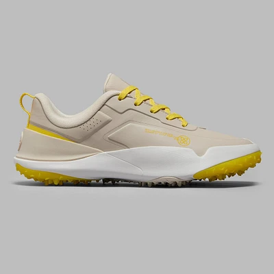 Men's G/18 Spikeless Golf Shoe - Beige/Yellow