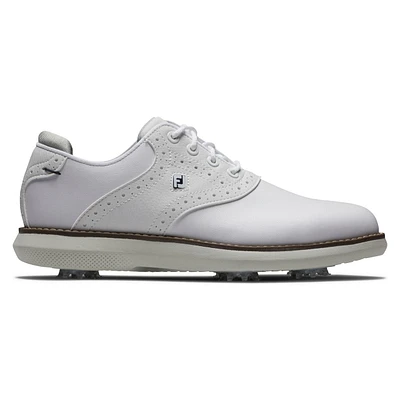 Junior Traditions Spiked Golf Shoe - White