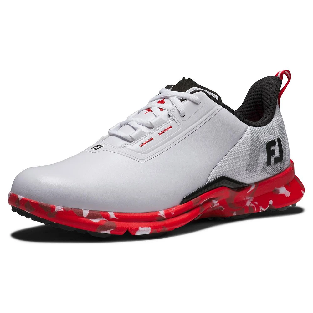 Men's Canada Fuel Spikeless Golf Shoe - White/Red