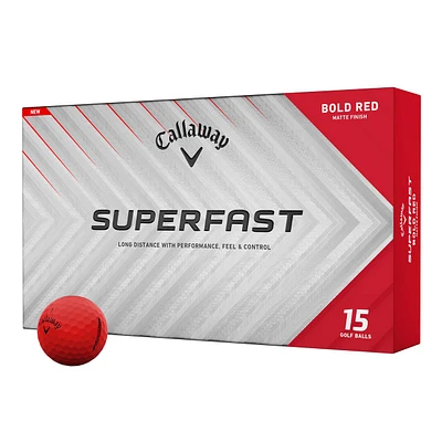 Superfast Golf Balls - 15 Pack