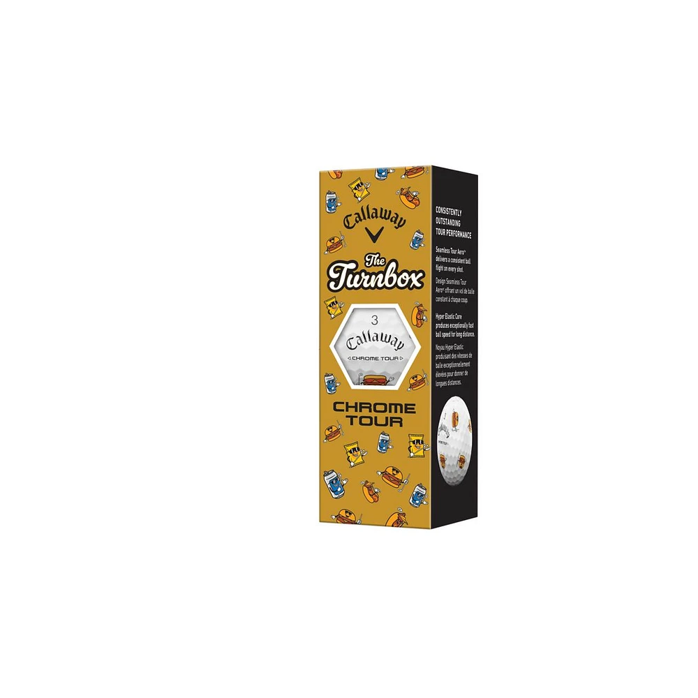 Chrome Tour Golf Balls - Turnbox