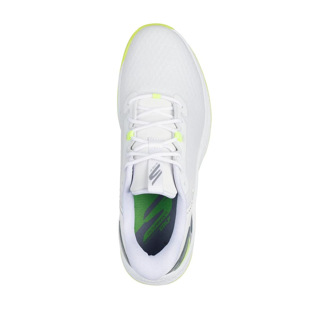 Men's Go Golf Blade GF Slip'In Spikeless Shoe - White/Yellow