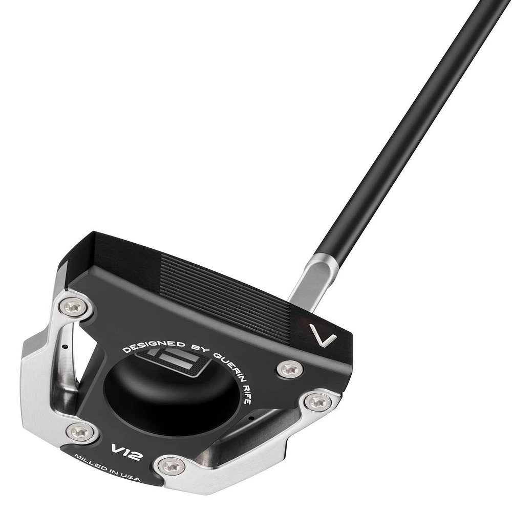 V-Series V12 Black Inline Short Slant Mallet Putter