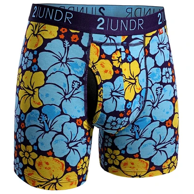 Men's Swing Shift Boxer Brief- Flower Power