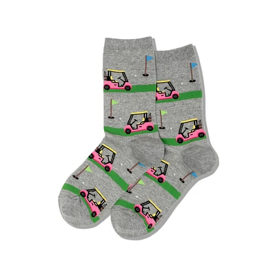 Women's Golf Carts Crew Sock