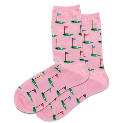 Women's Golf Greens Crew Sock