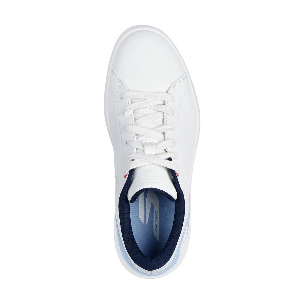 Women's Go Golf Drive 6 Spikeless Shoe - White/Light Blue