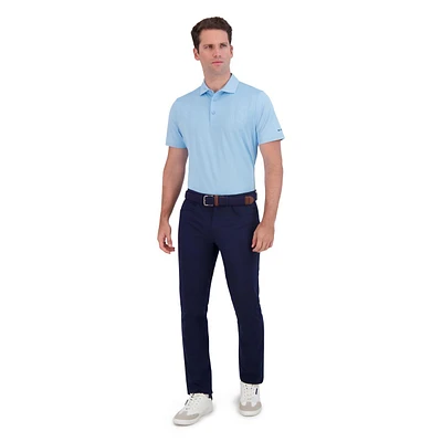 Men's Tonal Diamond Jacquard Tech Jersey SF Short Sleeve Shirt
