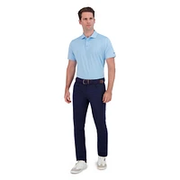 Men's Tonal Diamond Jacquard Tech Jersey SF Short Sleeve Shirt