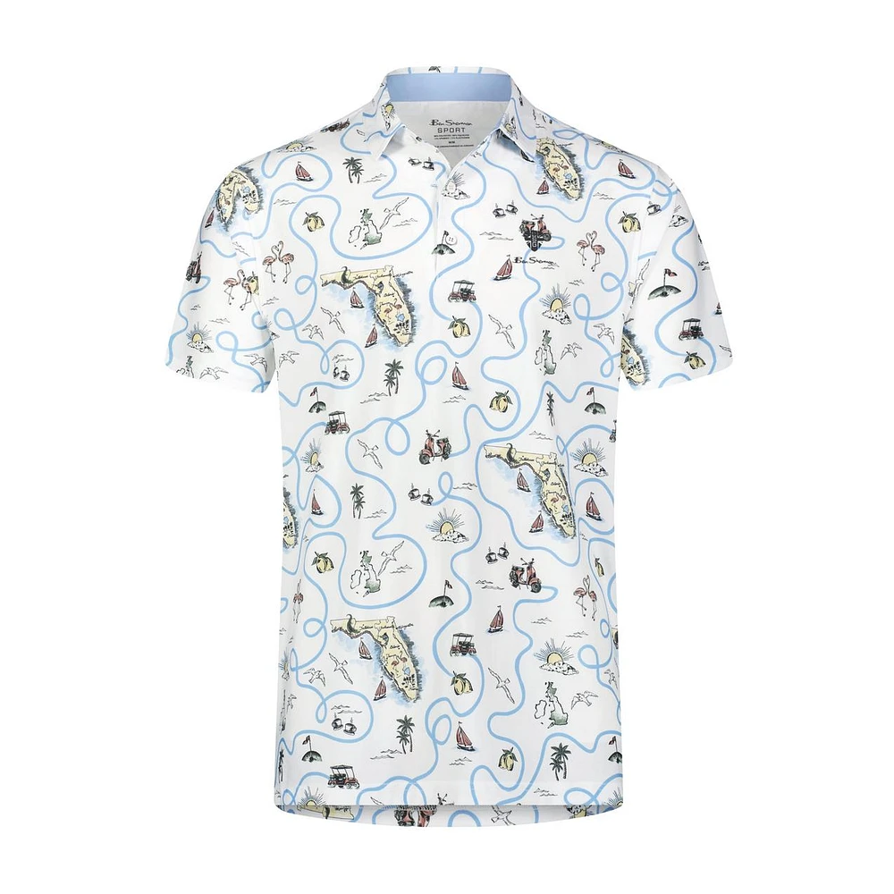 Men's Brighton to Amalfi Tech Jersey SF Short Sleeve Shirt