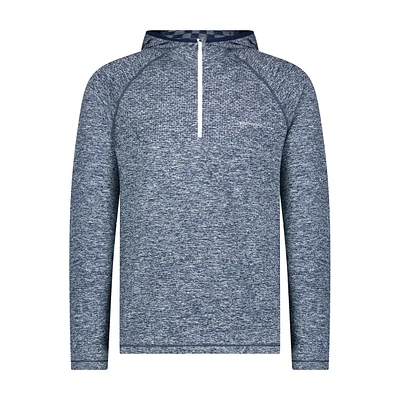 Men's Seamless Knit 1/4 Zip Hoodie