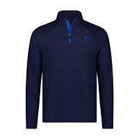 Men's Solid Pique 1/4 Zip Pullover