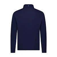 Men's Solid Pique 1/4 Zip Pullover