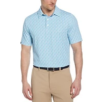 Men's 18th Hole Food Print Short Sleeve Polo