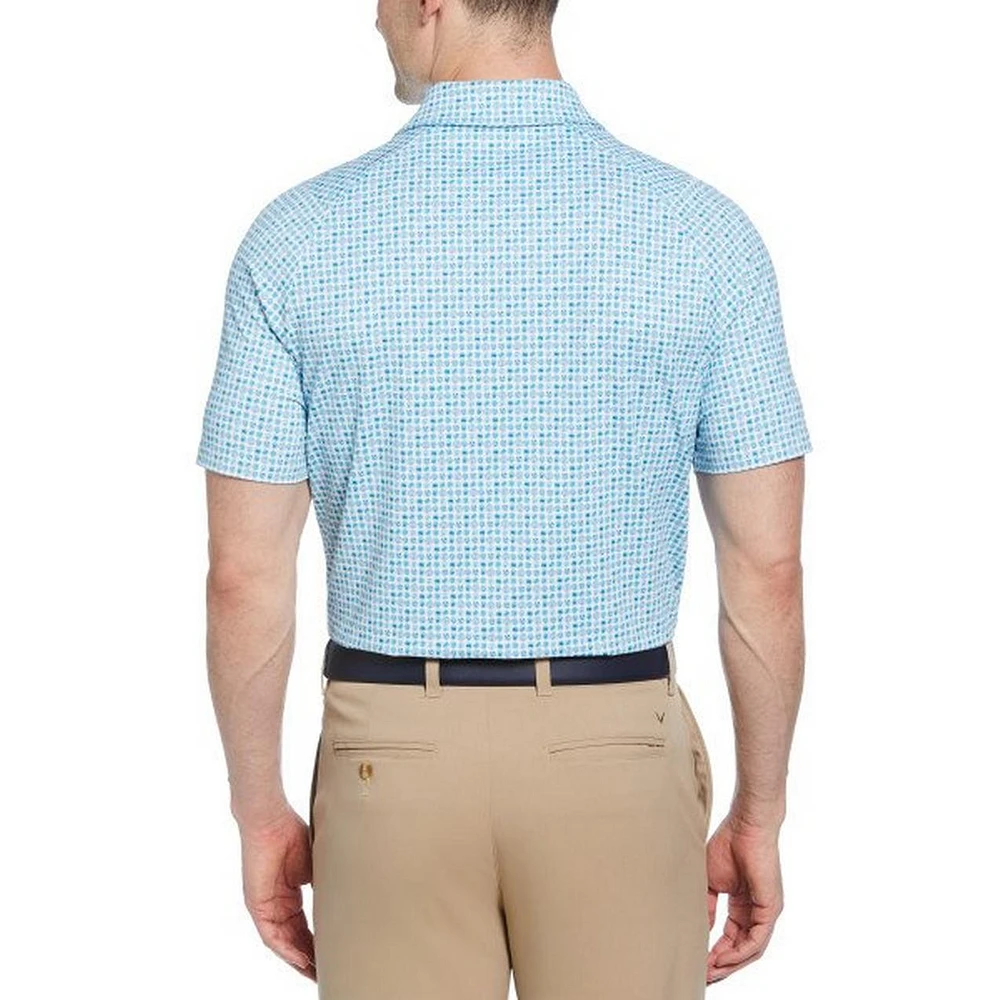 Men's 18th Hole Food Print Short Sleeve Polo