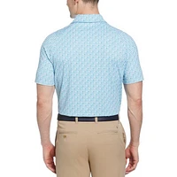 Men's 18th Hole Food Print Short Sleeve Polo