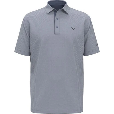 Men's Prospin Gingham Print Short Sleeve Polo