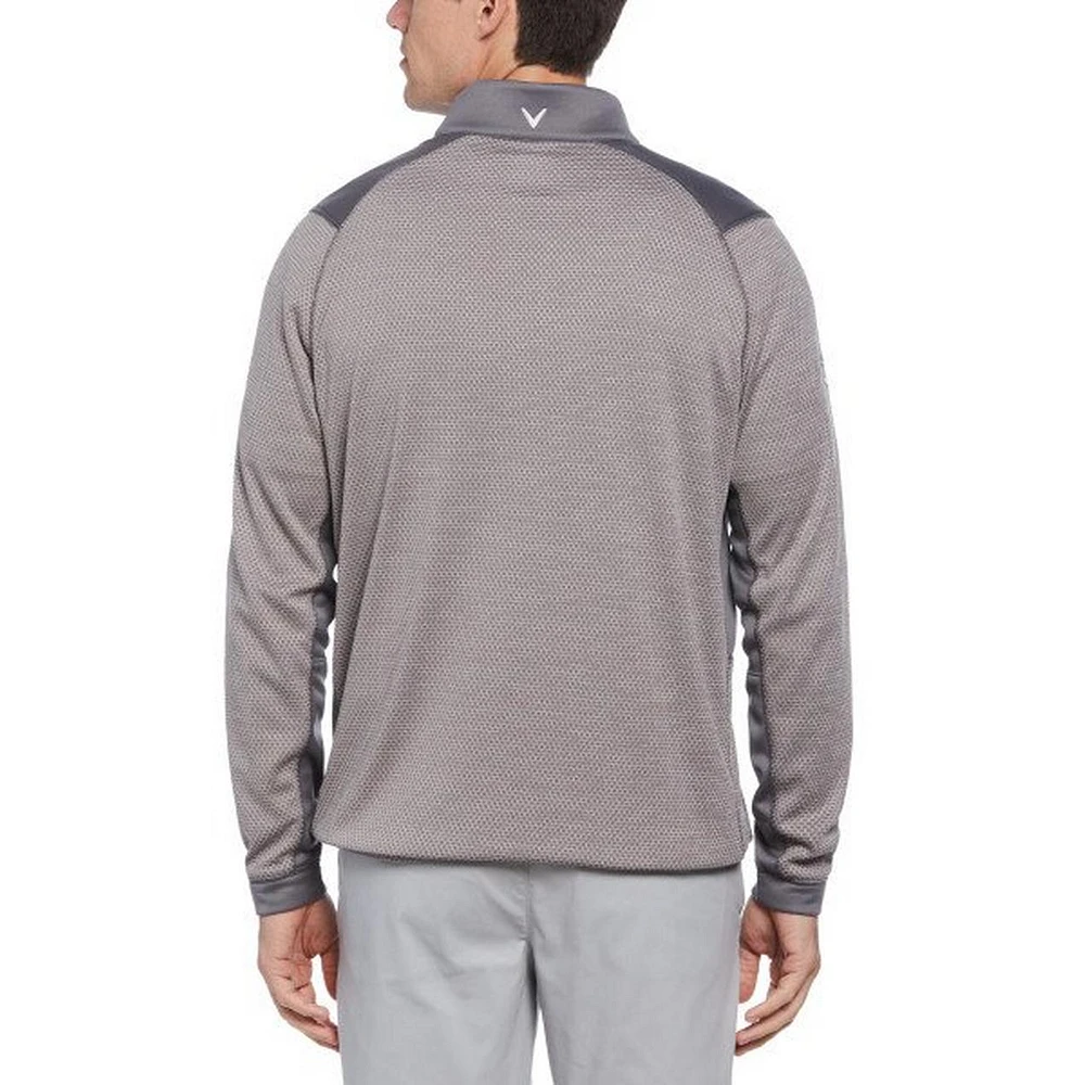 Men's Midweight 1/4 Zip Hex Pullover