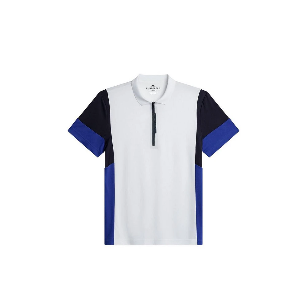 Men's Nero Zip Short Sleeve Polo