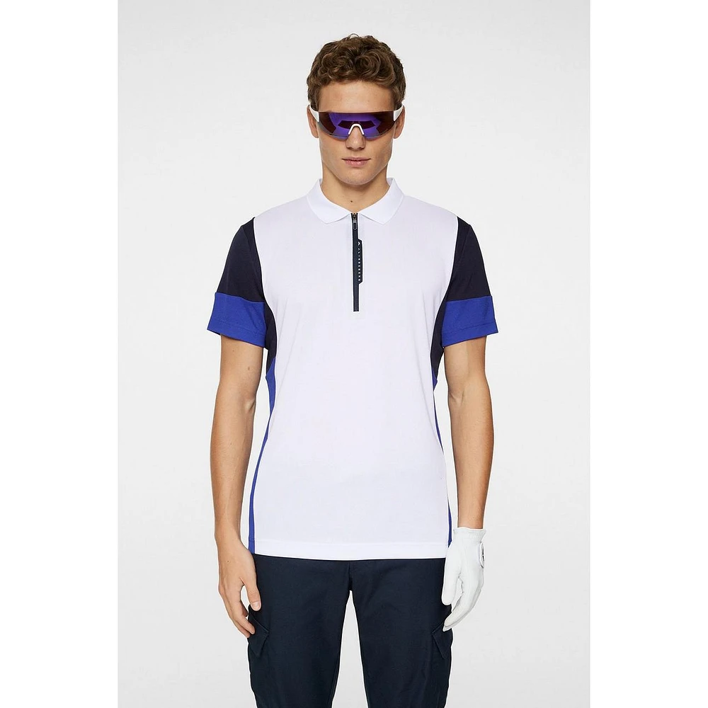 Men's Nero Zip Short Sleeve Polo