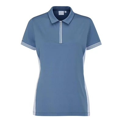 Women's Kirby Zip Neck Short Sleeve Polo