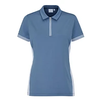 Women's Kirby Zip Neck Short Sleeve Polo