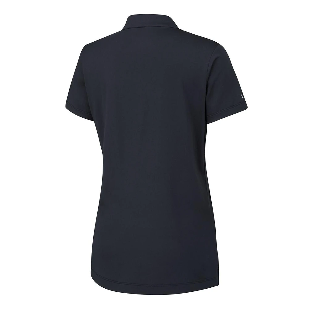 Women's Romana Zip Neck Short Sleeve Polo