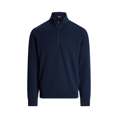 Men's Quilted Double Knit 1/4 Zip Pullover