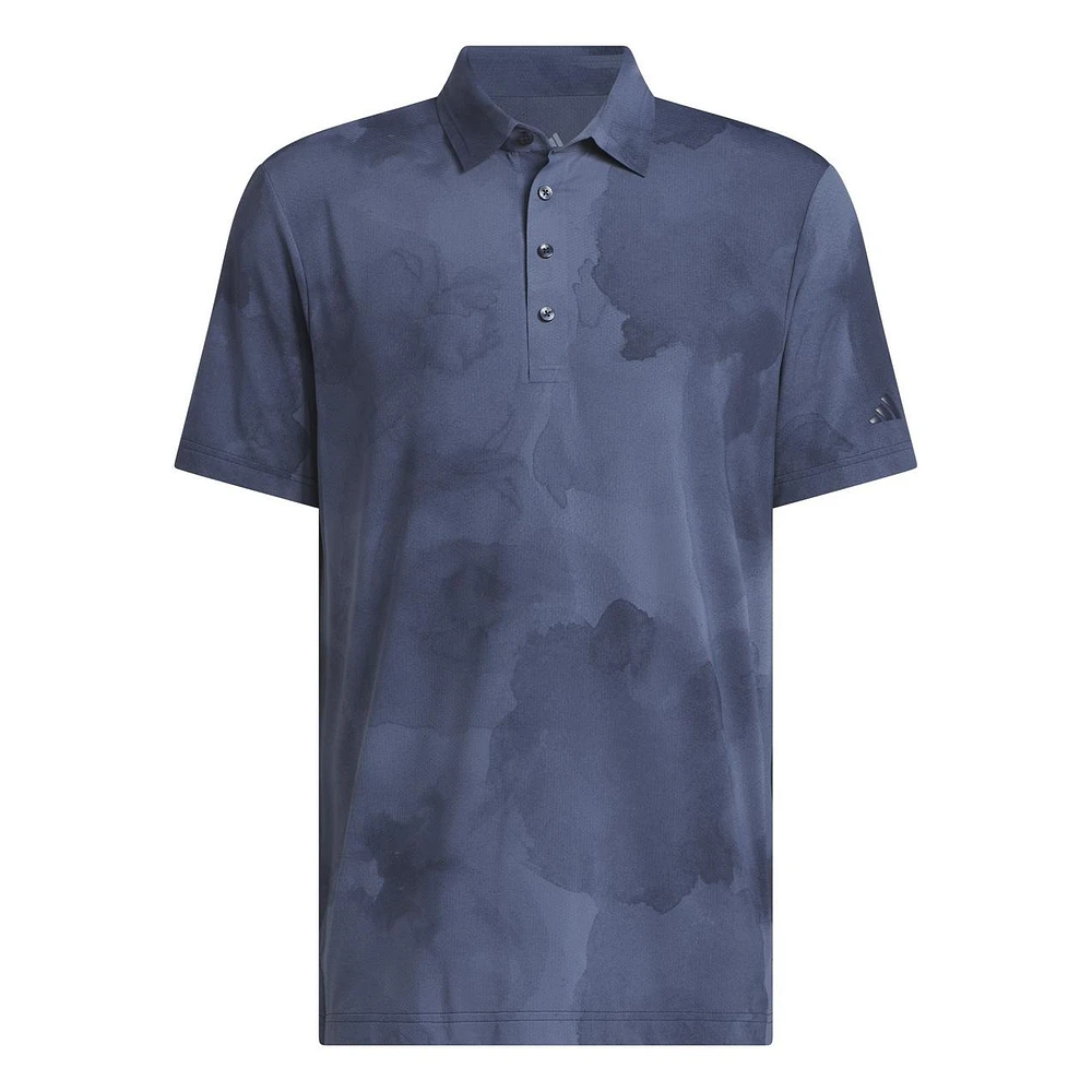 Men's Ultimate365 Printed Cool Feeling Tour Short Sleeve Polo